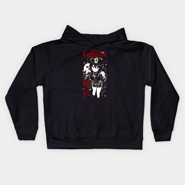 Hu tao Kids Hoodie by Marston Store